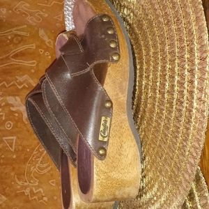 Candies sandals vintage. Hippie sandals . Boho sandals.